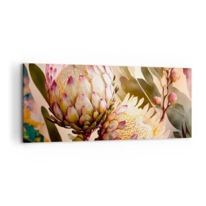 Bild auf Leinwand - Leinwandbild - Zärtlich umarmt - 100x40 cm