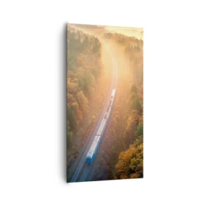 Bild auf Leinwand - Leinwandbild - Herbstreise - 65x120 cm