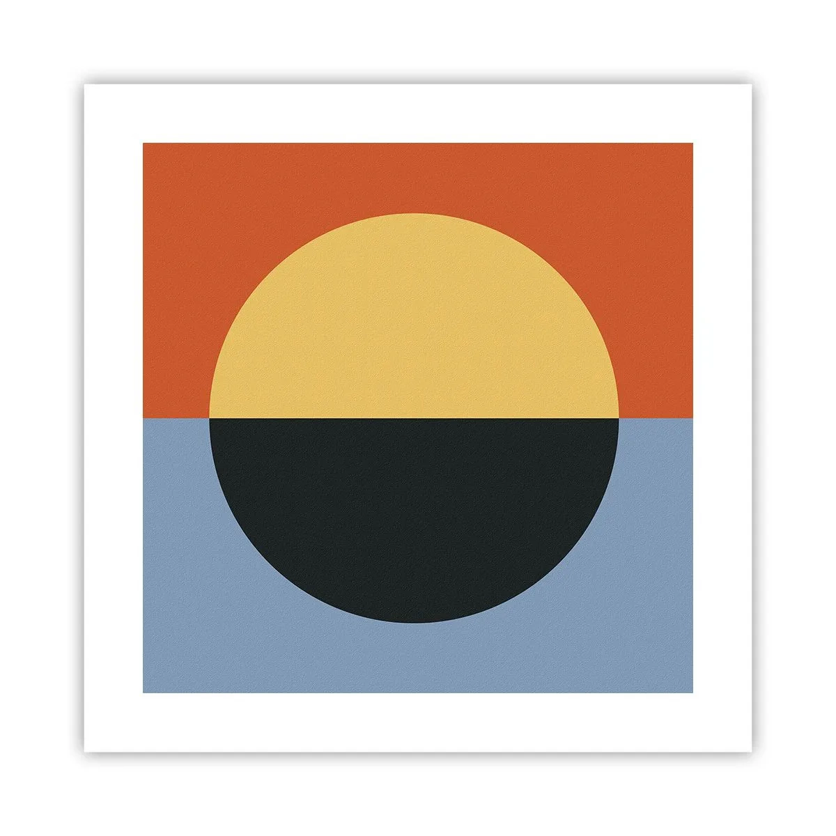 Poster - Eine Komposition aus Wärme und Kühle - 40x40 cm