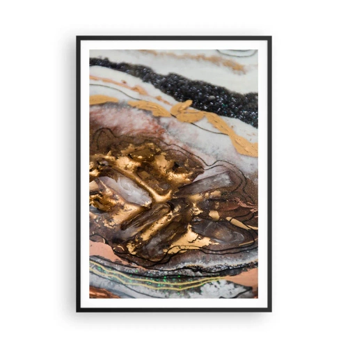 Poster in einem schwarzem Rahmen - Das Element der Erde - 70x100 cm