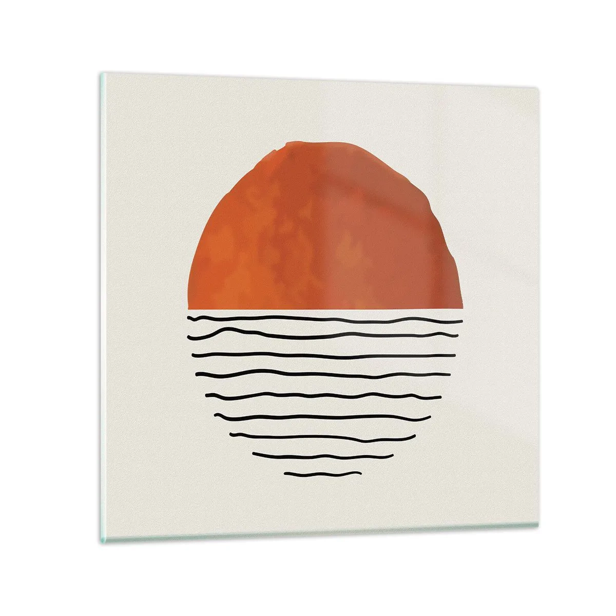 Glasbild - Bild auf glas - Im japanischen Klima - 30x30 cm
