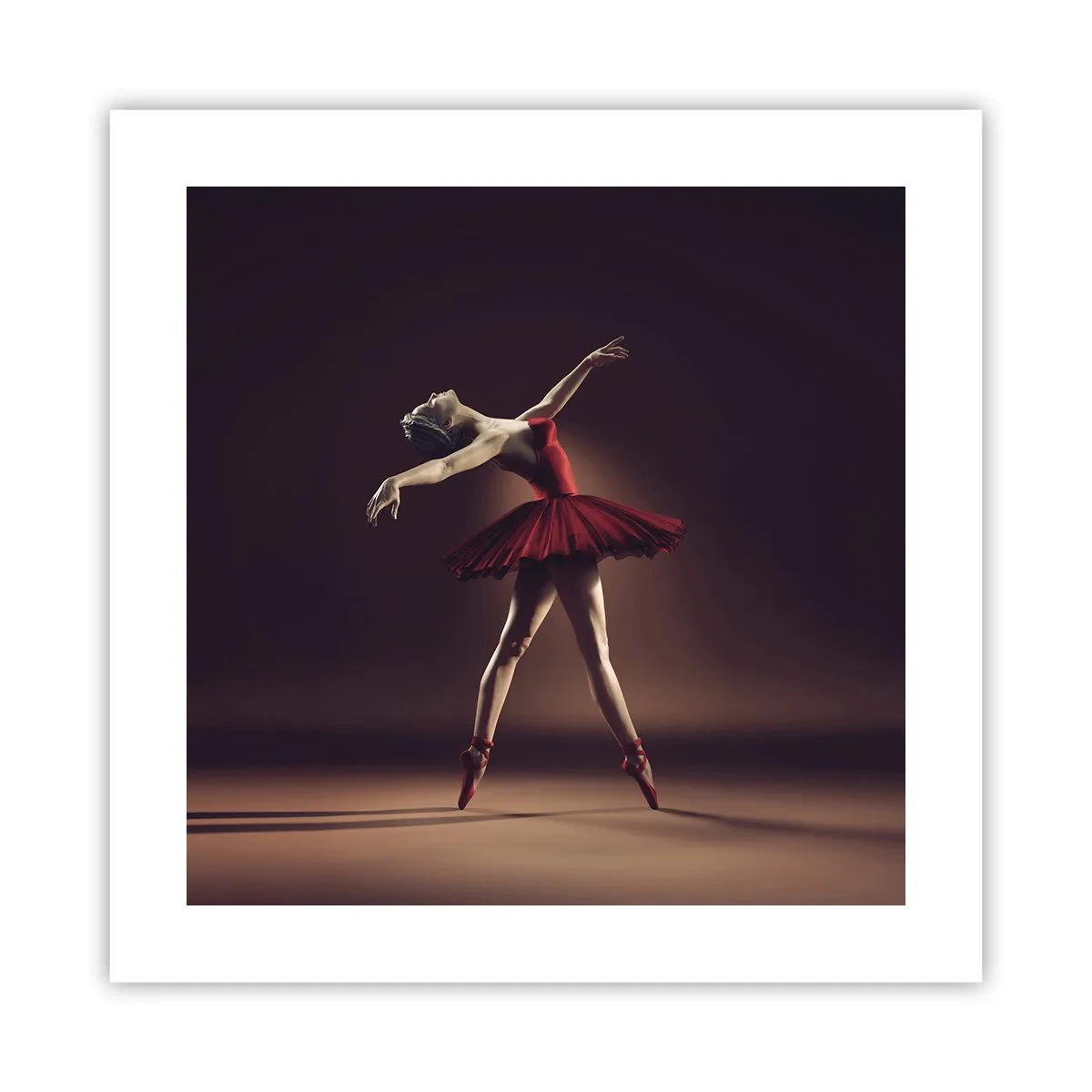 Poster - Eine Primaballerina - 40x40 cm