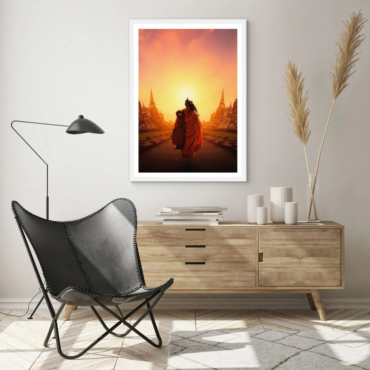 Poster in einem weißen Rahmen - In Frieden für die Ewigkeit - 50x70 cm