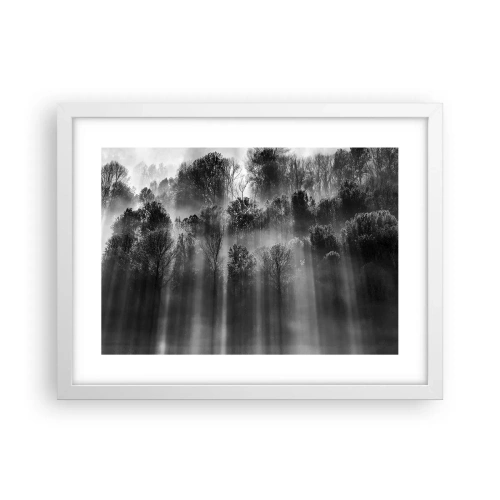 Poster in einem weißen Rahmen - In Lichtstrahlen - 40x30 cm