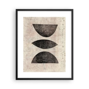 Poster in einem schwarzem Rahmen - Ethnische Abstraktion - 40x50 cm