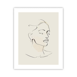 Poster - Eine bestimmte Linie - 40x50 cm