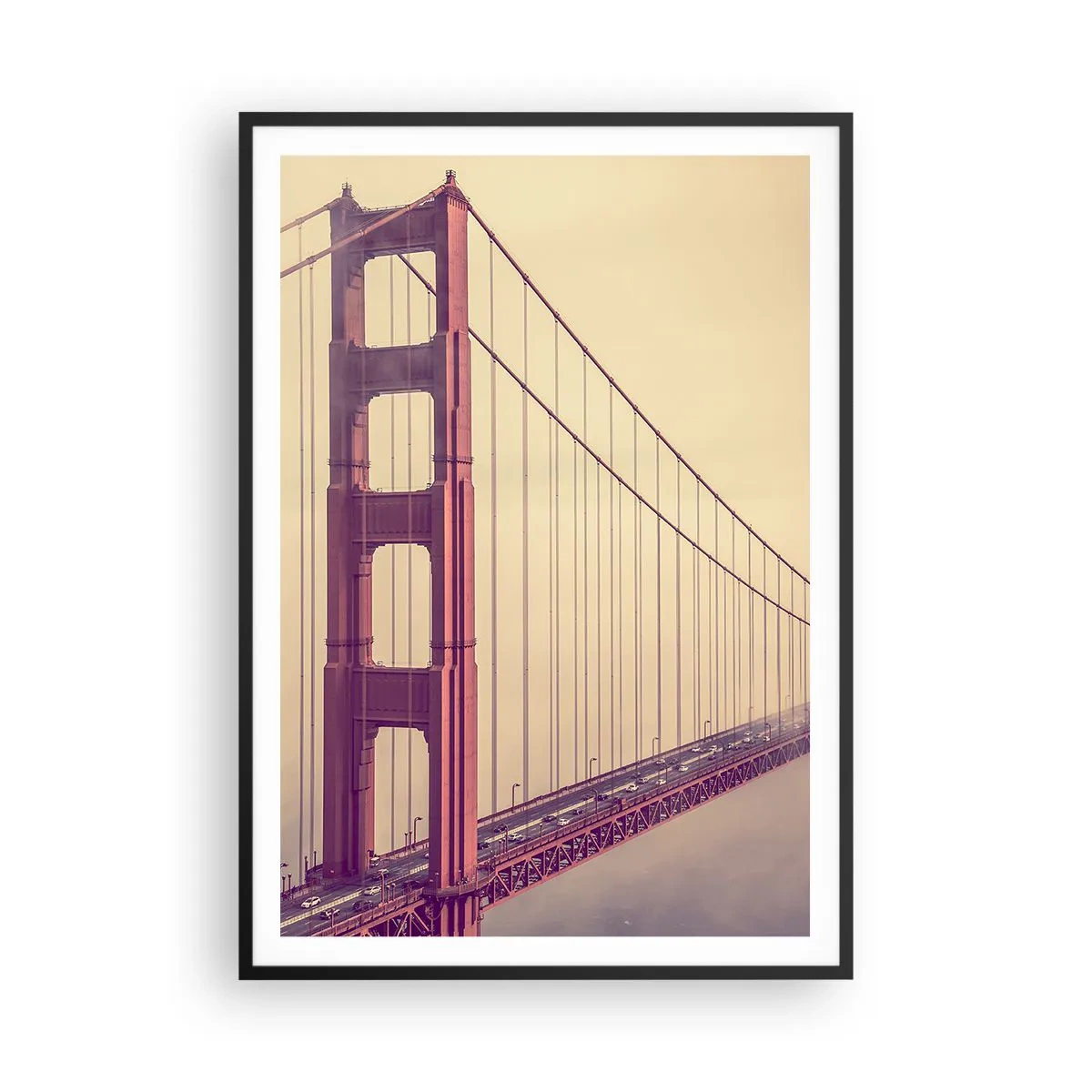 Poster in einem schwarzem Rahmen - Zwischen Himmel und Erde - 70x100 cm