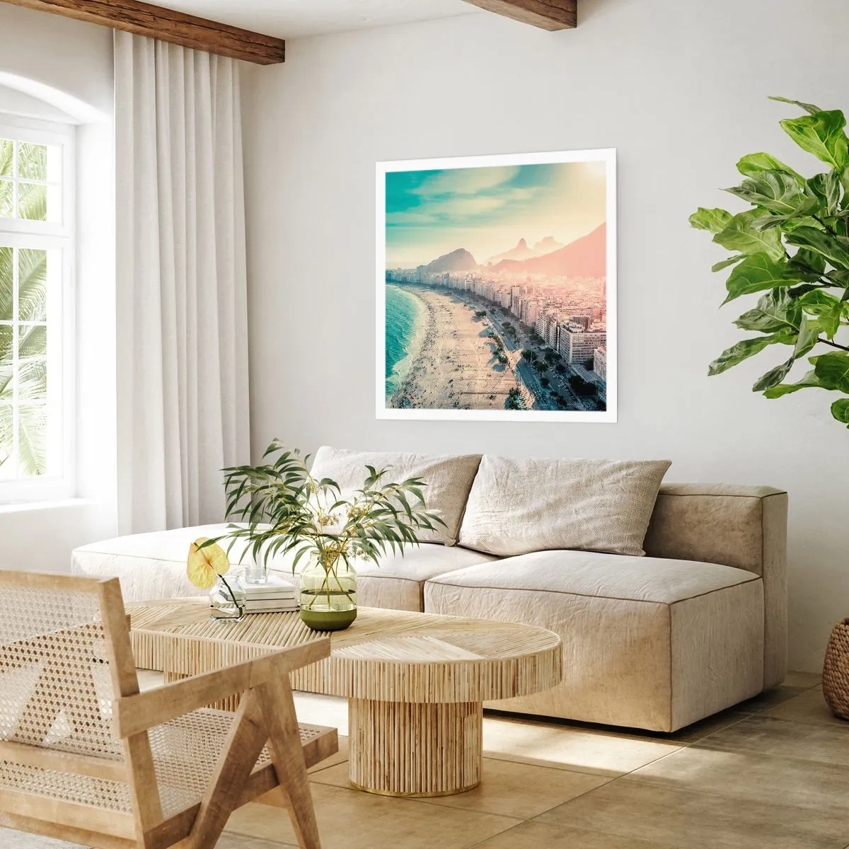 Poster - Ewiger Urlaub in Rio - 30x30 cm