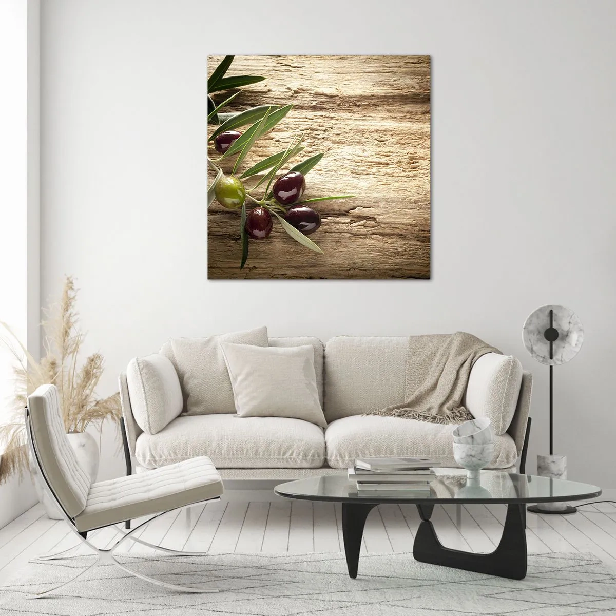 Glasbild - Bild auf glas - Direkt aus der Natur - 70x70 cm