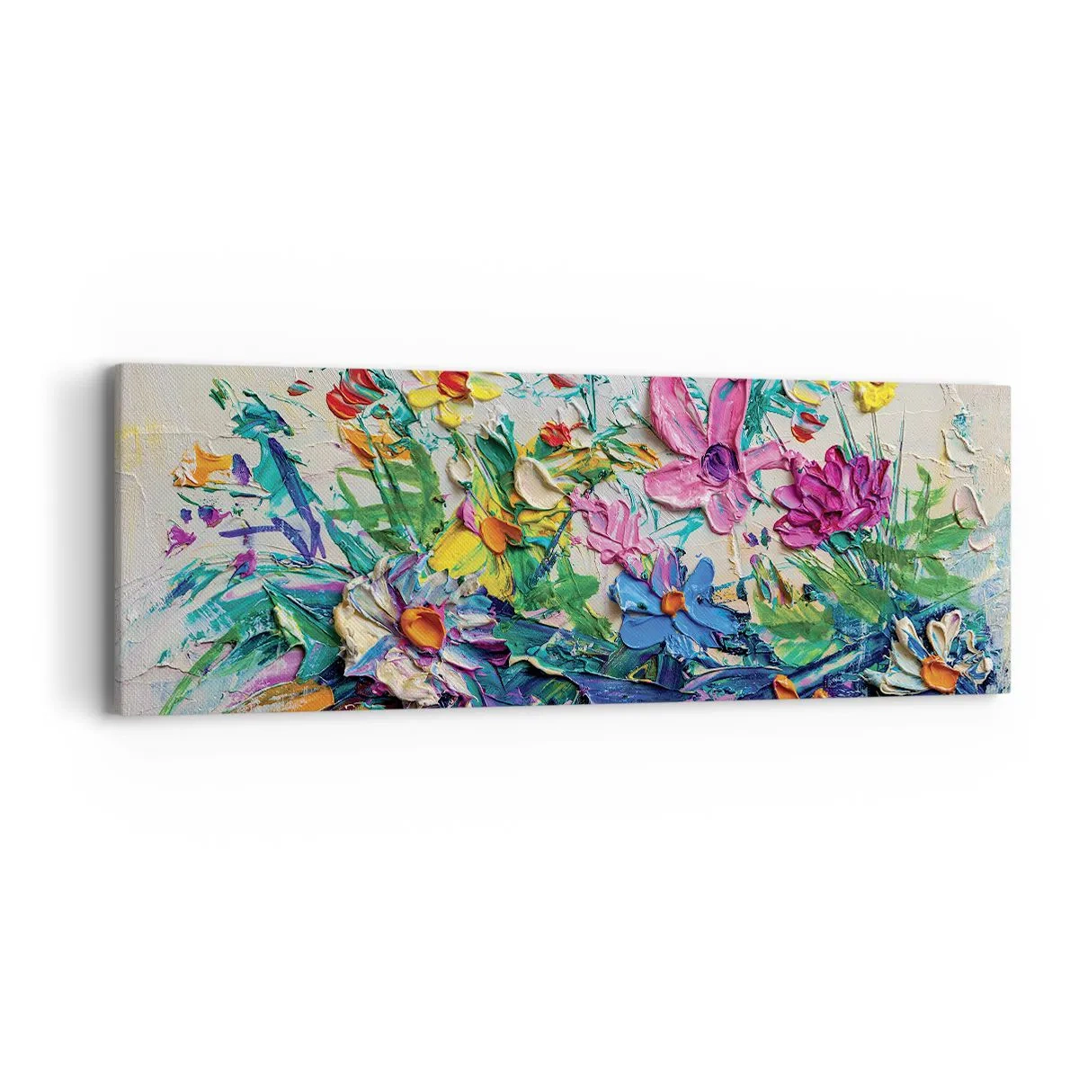 Bild auf Leinwand - Leinwandbild - Überhaupt kein Stillleben - 90x30 cm