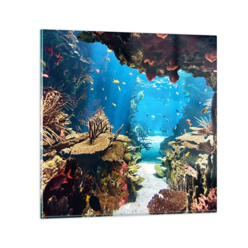 Glasbild - Bild auf glas - Du hast es noch nicht einmal geträumt - 30x30 cm