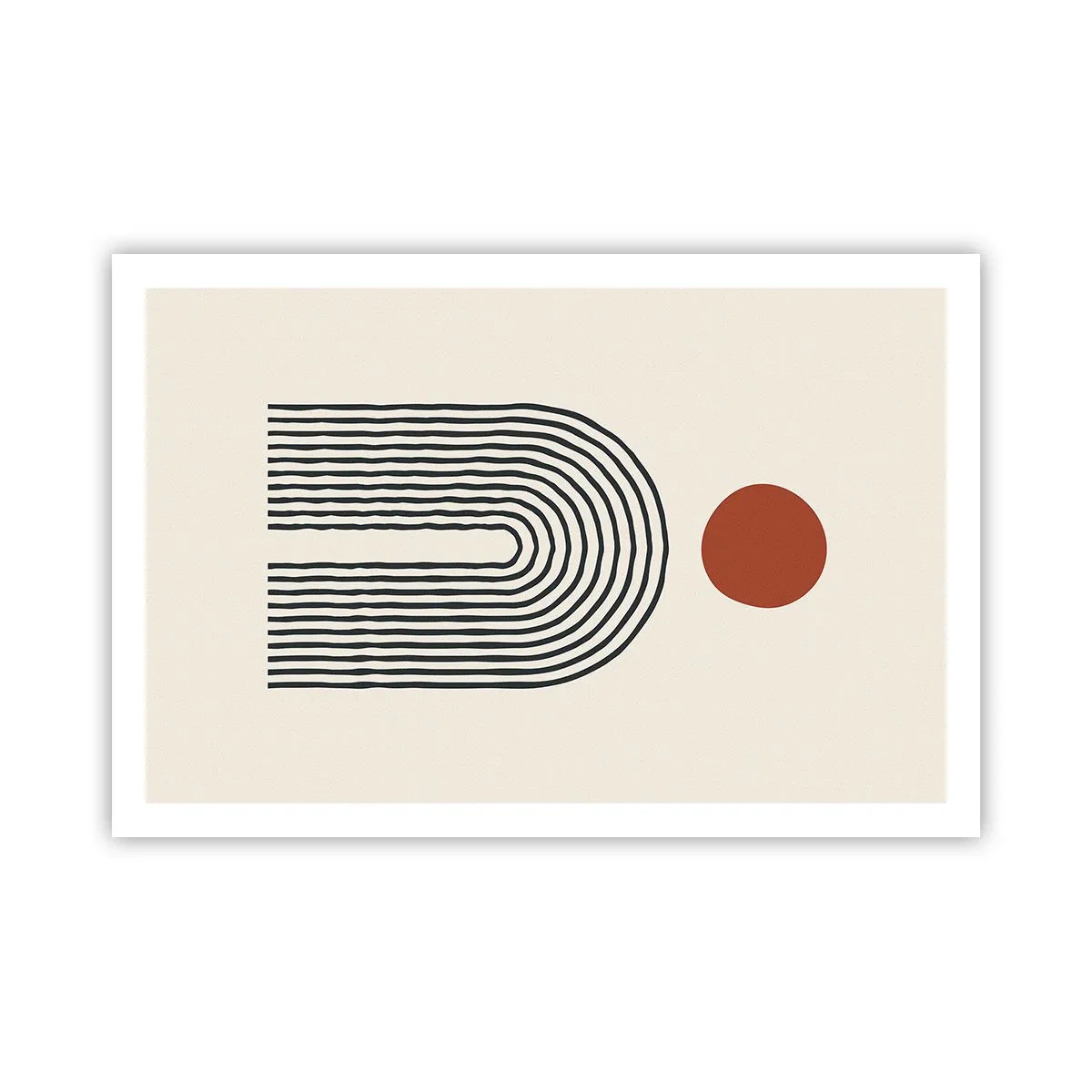 Poster - Magnetismus von Formen und Farben - 91x61 cm