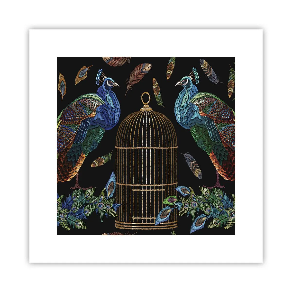 Poster - In königlichen Gewändern - 30x30 cm