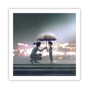 Poster - Und jetzt ist alles in Ordnung - 60x60 cm