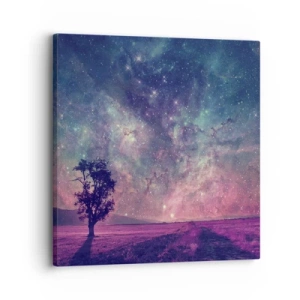 Bild auf Leinwand - Leinwandbild - Unter dem magischen Himmel - 30x30 cm