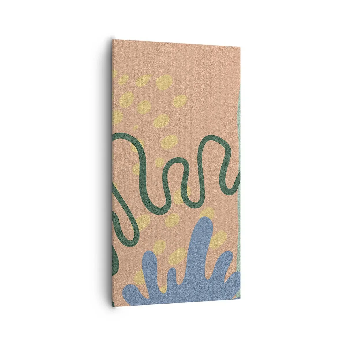 Bild auf Leinwand - Leinwandbild - Abstraktion: Vielfalt der Natur - 65x120 cm