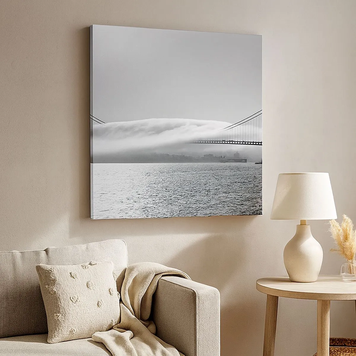 Bild auf Leinwand - Leinwandbild - Segeln durch das Goldene Tor - 30x30 cm