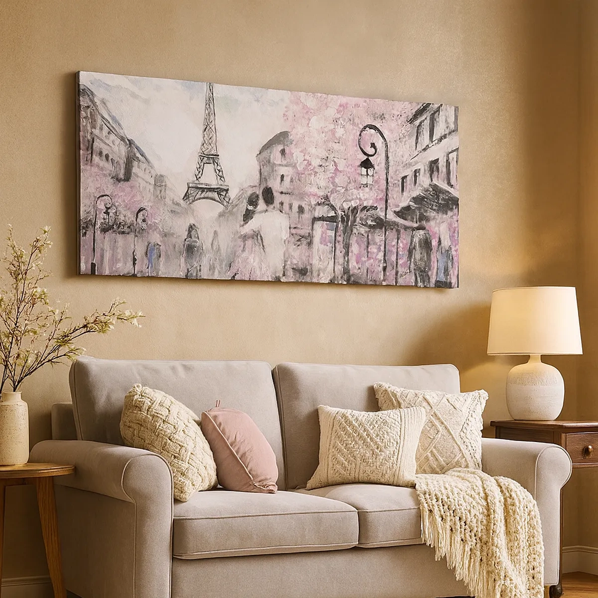 Bild auf Leinwand - Leinwandbild - Wie man sich verlieben kann, ist nur in ... - 30x30 cm