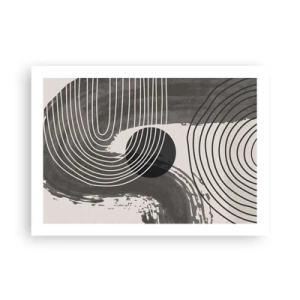 Poster - Oval gewinnt - 70x50 cm