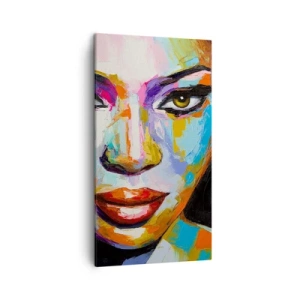 Bild auf Leinwand - Leinwandbild - Es ist unmöglich die Augen abzuwenden - 45x80 cm