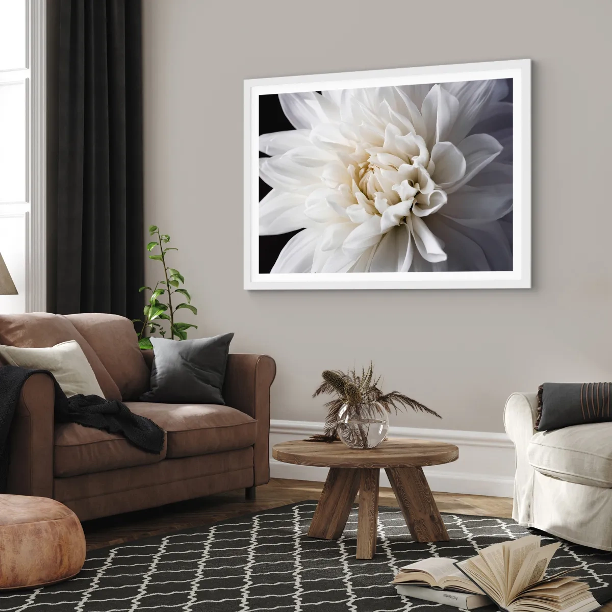 Poster in einem weißen Rahmen - Der Morgen der Braut - 50x40 cm