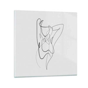 Glasbild - Bild auf glas - So, wie du wirklich bist ... - 60x60 cm