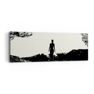 Bild auf Leinwand - Leinwandbild - Neuer Blick - 90x30 cm