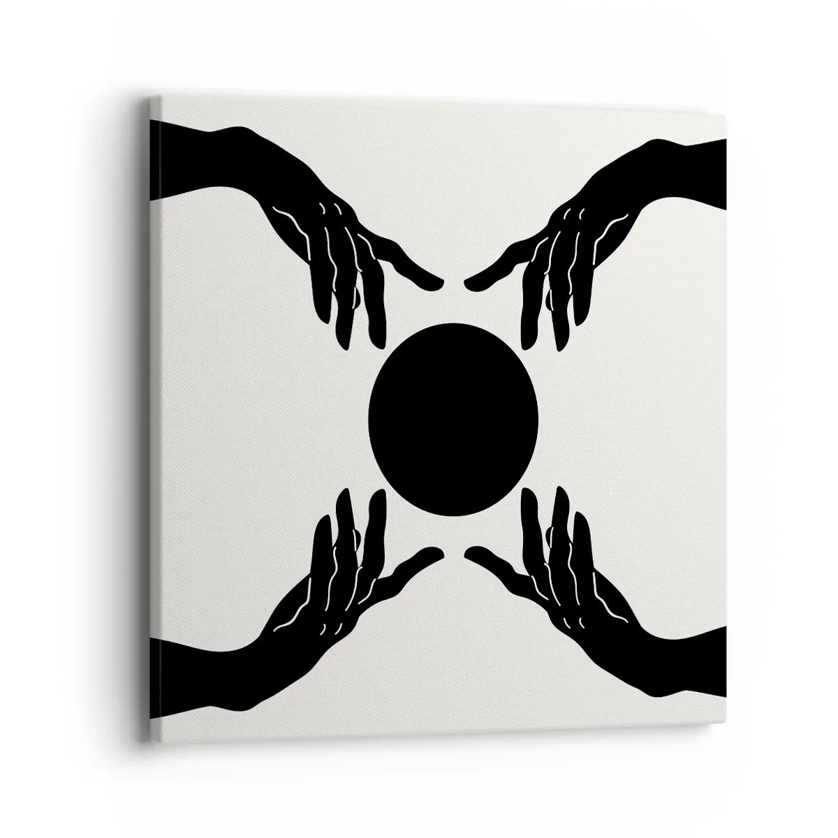 Bild auf Leinwand - Leinwandbild - Geheimes Zeichen - 40x40 cm