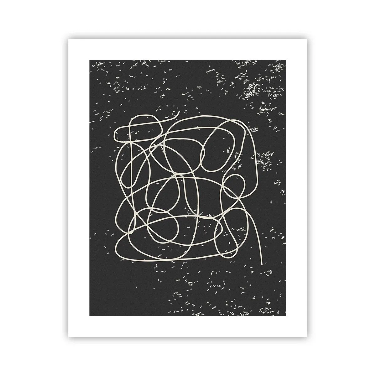 Poster - Wandernde, umherschweifende Gedanken - 40x50 cm