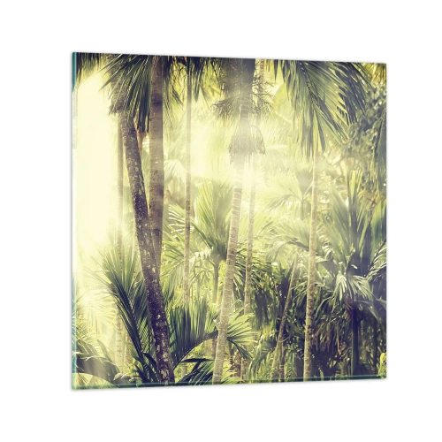 Glasbild - Bild auf glas - In grüner Hitze - 30x30 cm