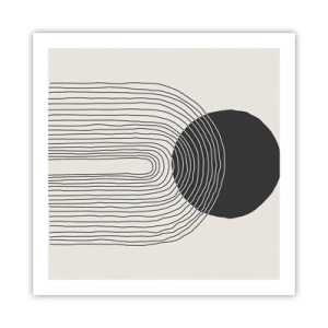 Poster - Zittern und Vertrauen - 60x60 cm