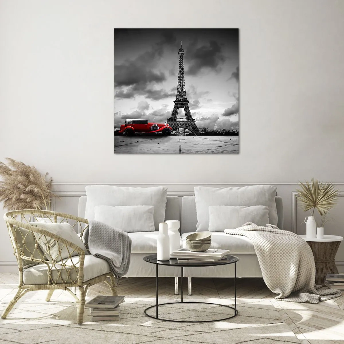 Glasbild - Bild auf glas - Vor nicht allzu langer Zeit in Paris - 50x50 cm