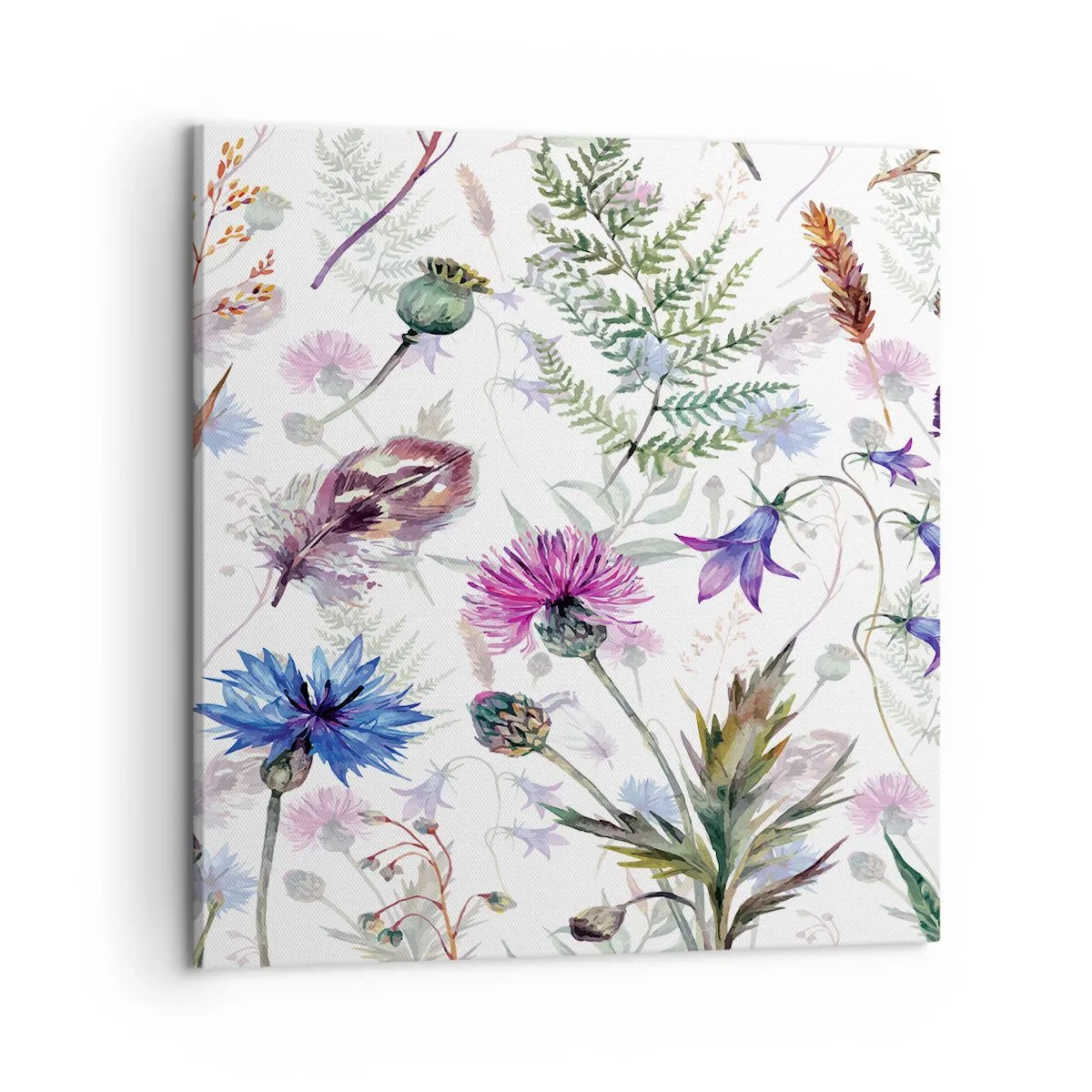 Bild auf Leinwand - Leinwandbild - Polnisches Herbarium - 50x50 cm