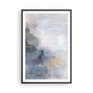 Poster in einem schwarzem Rahmen - Farbtöne und Akkorde - 61x91 cm