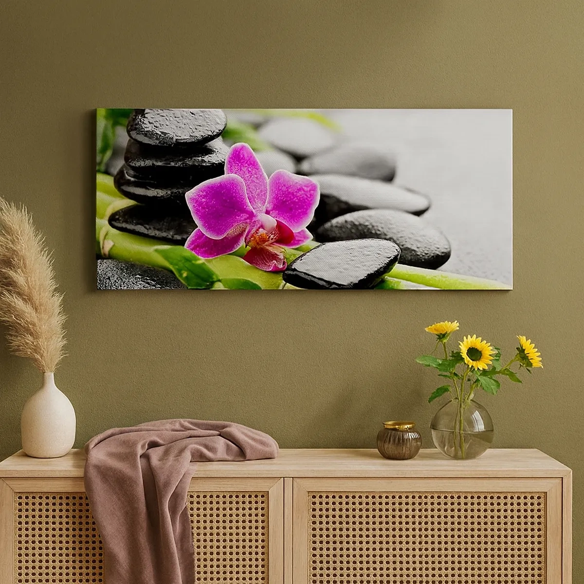 Bild auf Leinwand - Leinwandbild - In ruhiger Balance - 30x30 cm