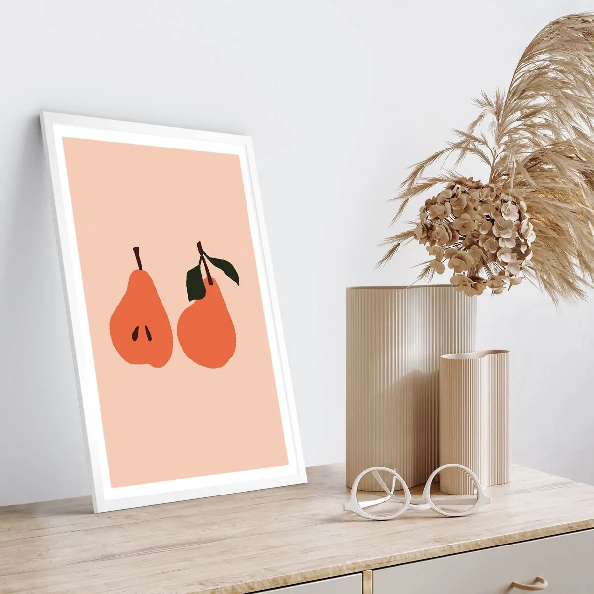 Poster in einem weißen Rahmen - Pure Süße - 70x100 cm