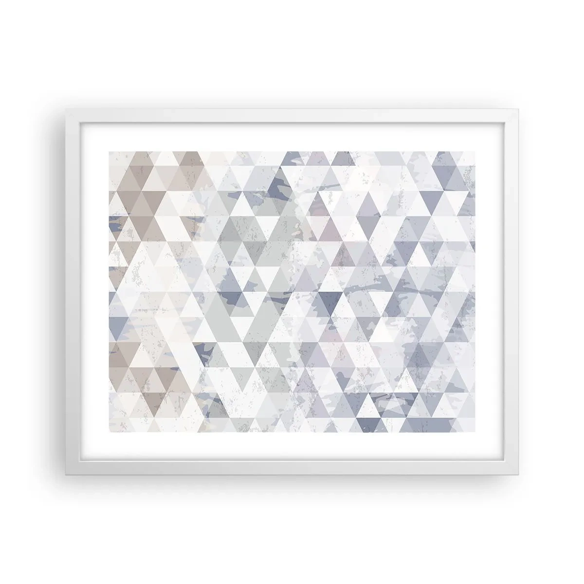 Poster in einem weißen Rahmen - Im Rhythmus auf drei - 50x40 cm