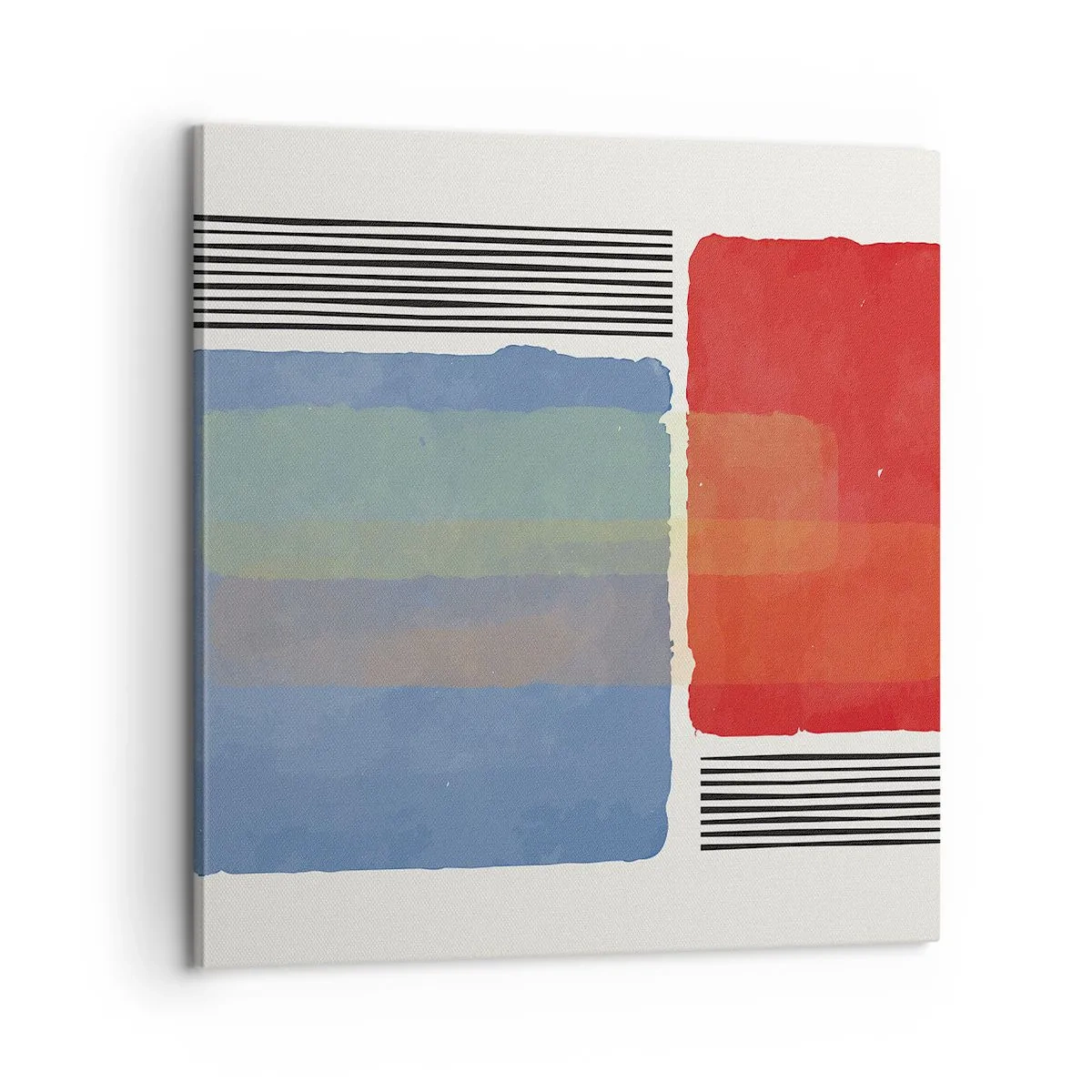 Bild auf Leinwand - Leinwandbild - Der Geist und der Buchstabe der Geometrie - 60x60 cm