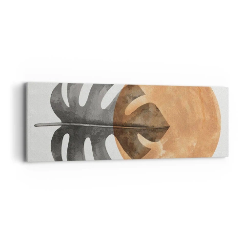 Bild auf Leinwand - Leinwandbild - Immer die Sonne - 90x30 cm