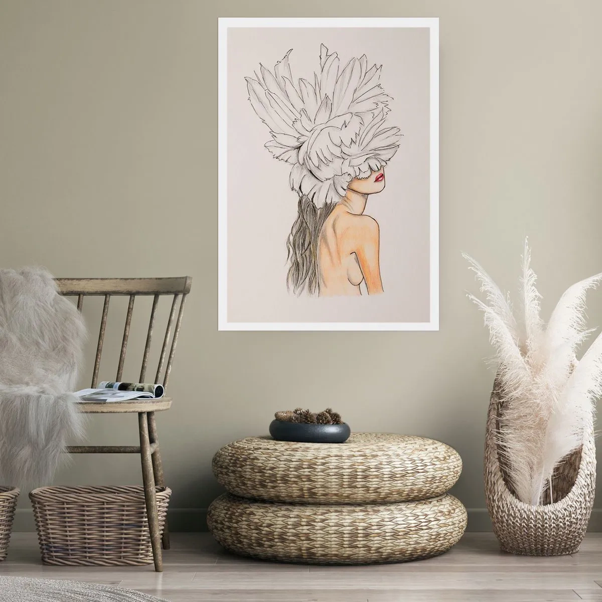 Poster - Gekrönte Schönheit - 70x100 cm