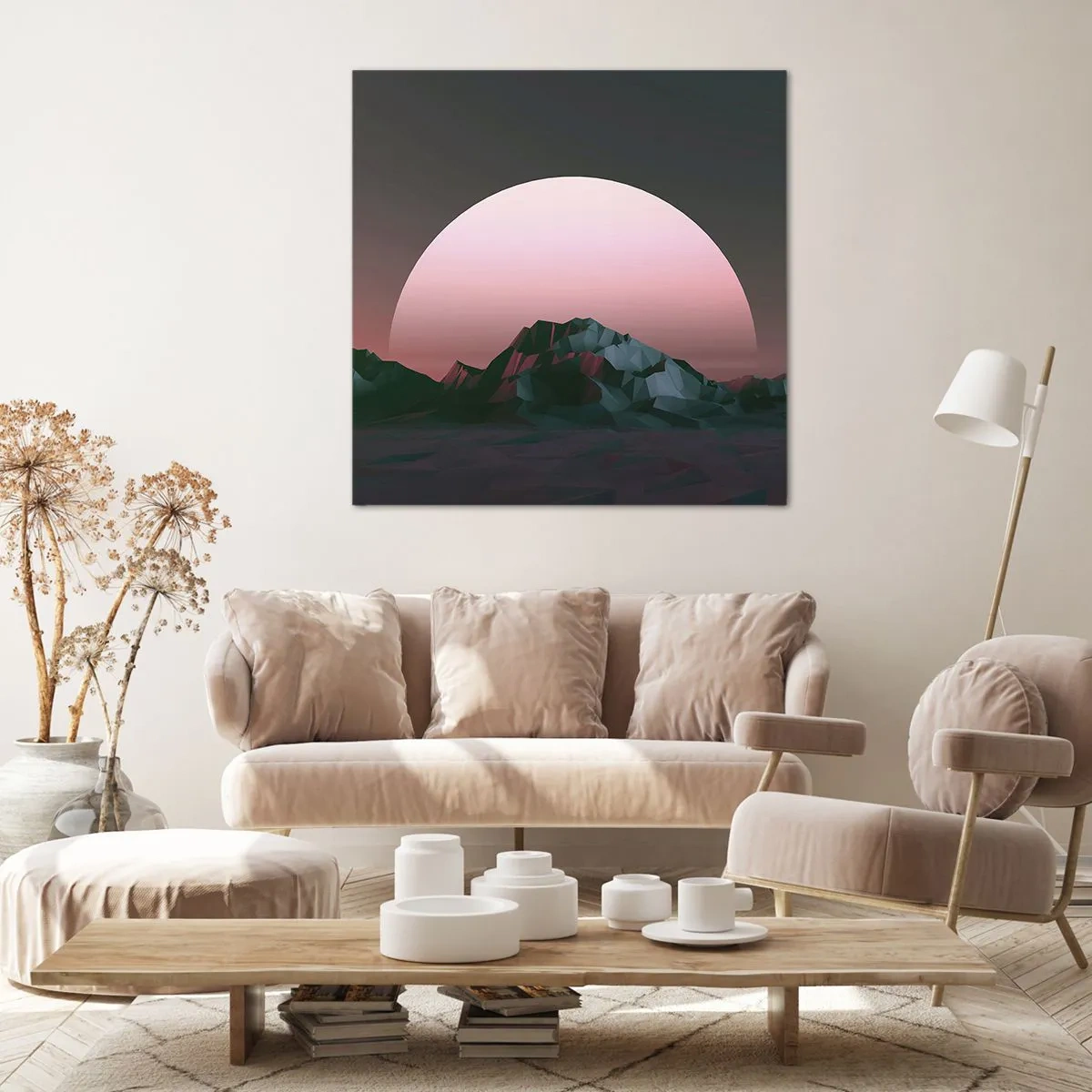 Bild auf Leinwand - Leinwandbild - In einer Nachbargalaxie - 70x70 cm