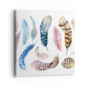 Bild auf Leinwand - Leinwandbild - Hell, bunt und bunt - 30x30 cm