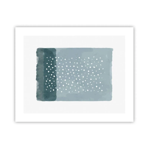 Poster - Auf Blau gewachsen - 50x40 cm