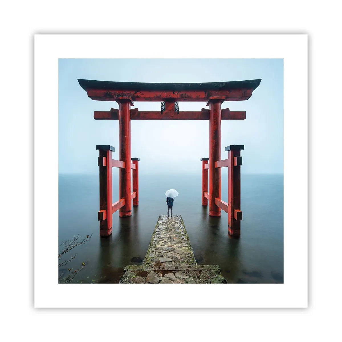 Poster - Japanische Träumerei - 40x40 cm