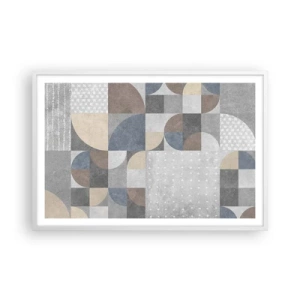 Poster in einem weißen Rahmen - Keramische Fantasie - 91x61 cm