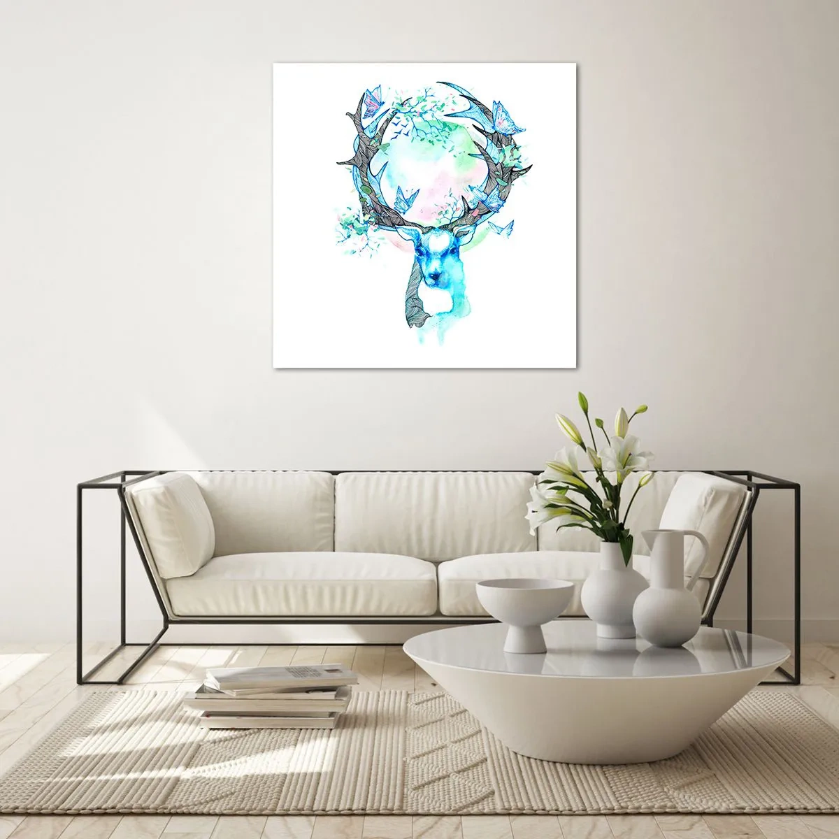 Glasbild - Bild auf glas - Die Kraft und Feinheit der Natur - 30x30 cm