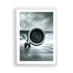 Poster in einem weißen Rahmen - Die Macht ist da! - 50x70 cm