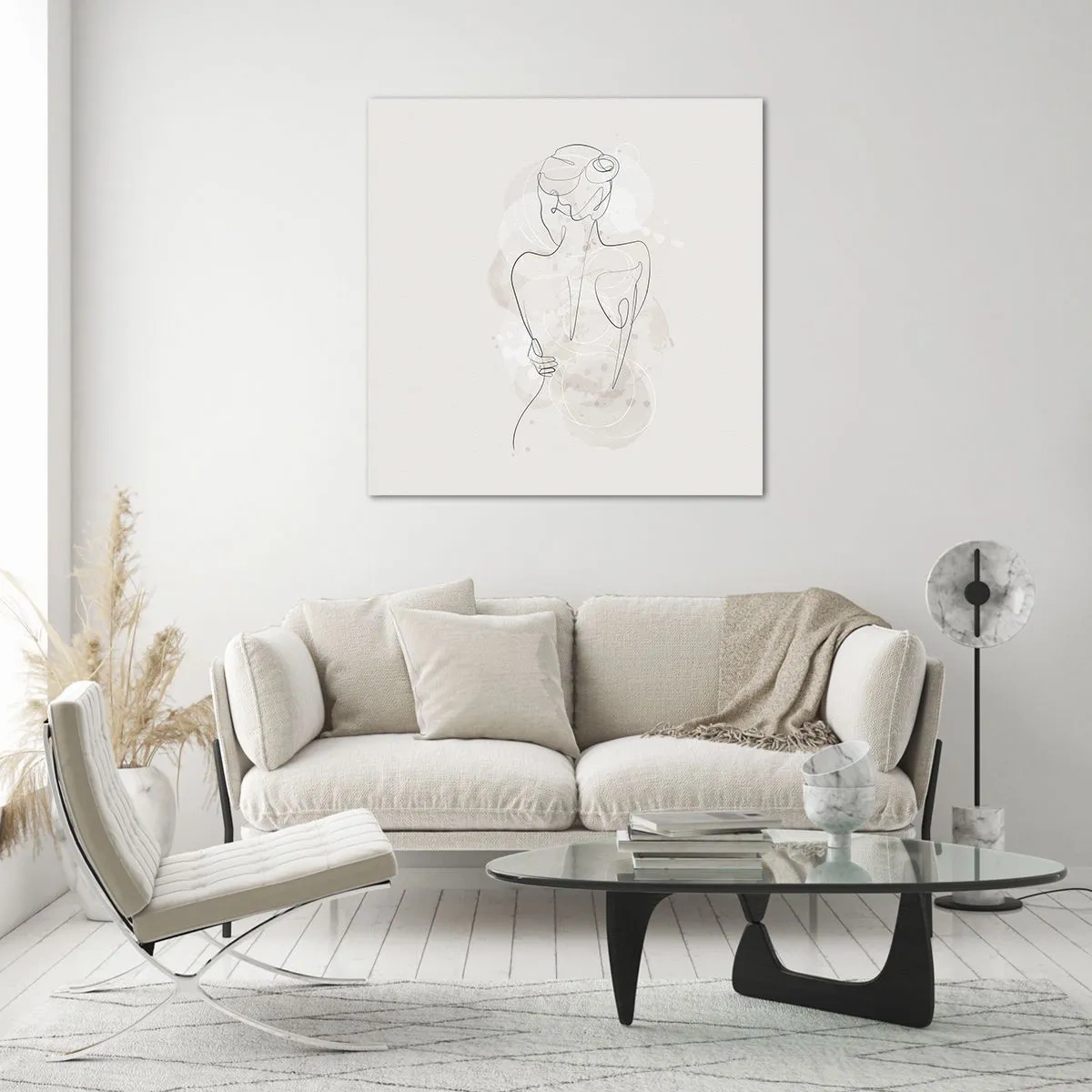 Glasbild - Bild auf glas - Wie ein sensibles Instrument - 70x70 cm