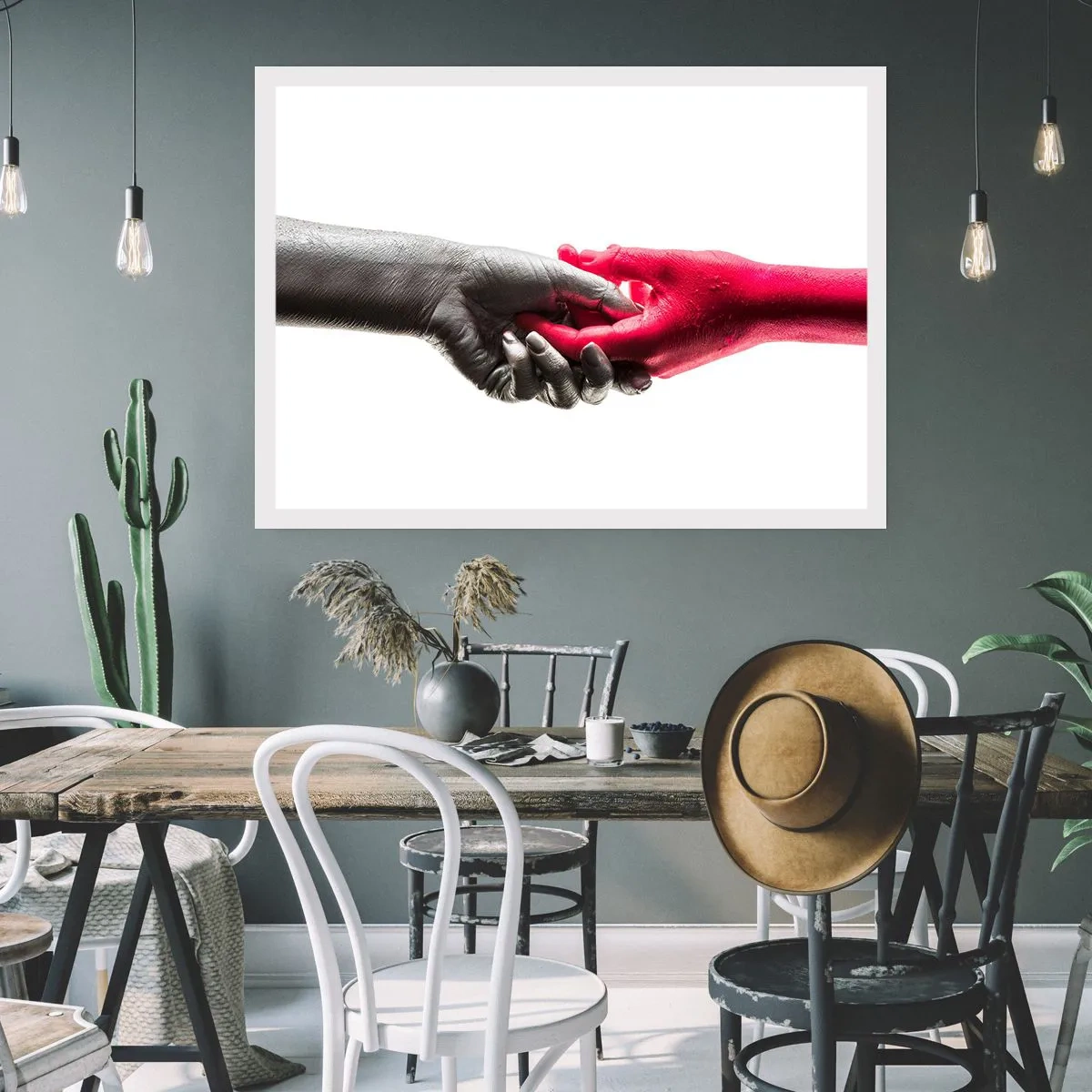 Poster - Gemeinsam, obwohl anders - 40x30 cm