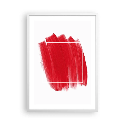 Poster in einem weißen Rahmen - Aus dem Rahmen - 50x70 cm